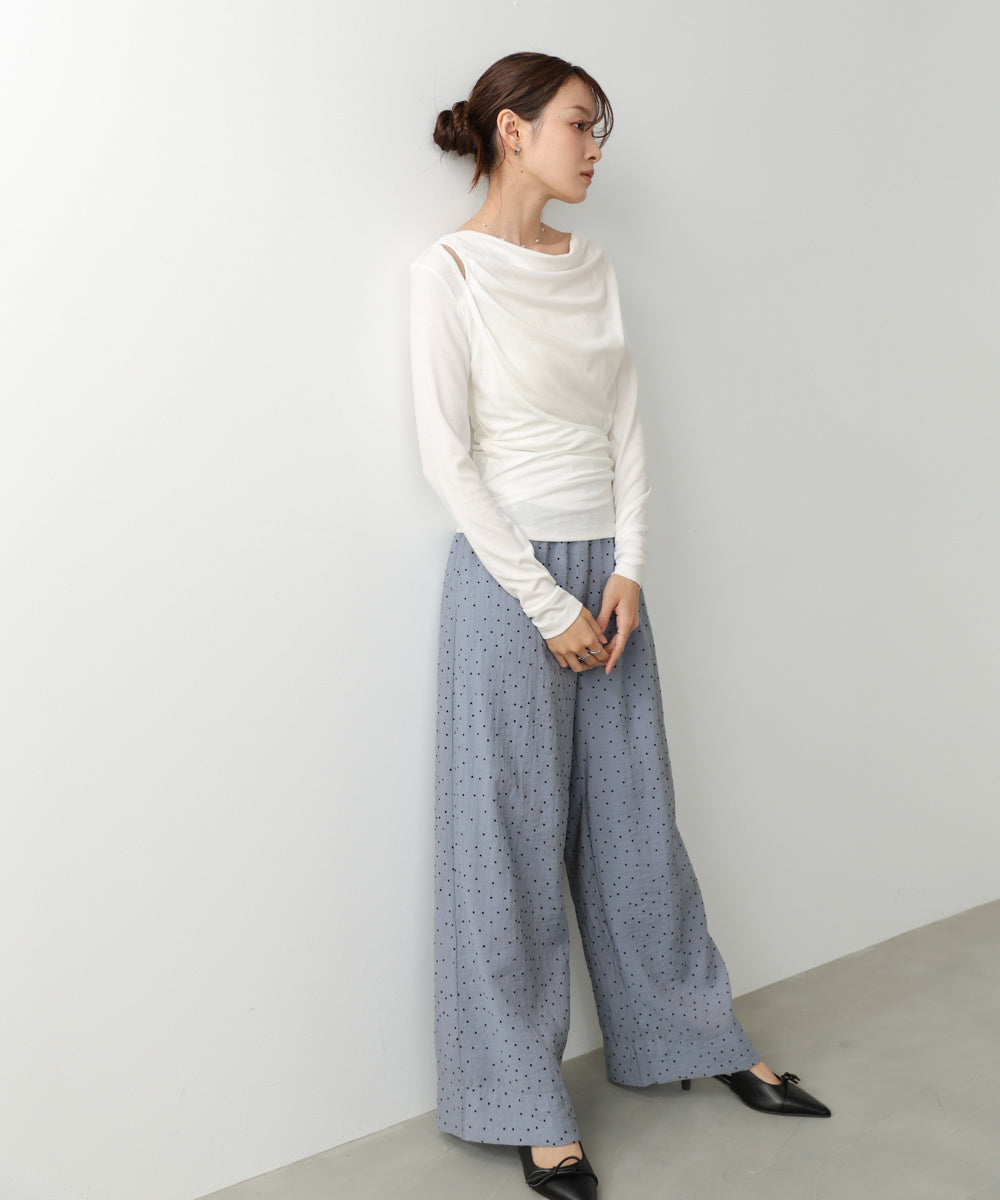 カシュクールレイヤードTOPS