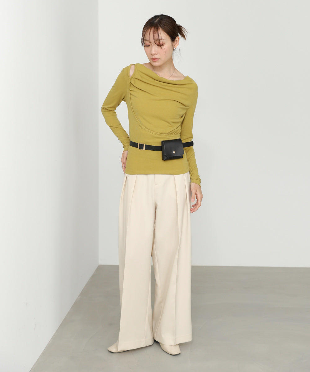 カシュクールレイヤードTOPS