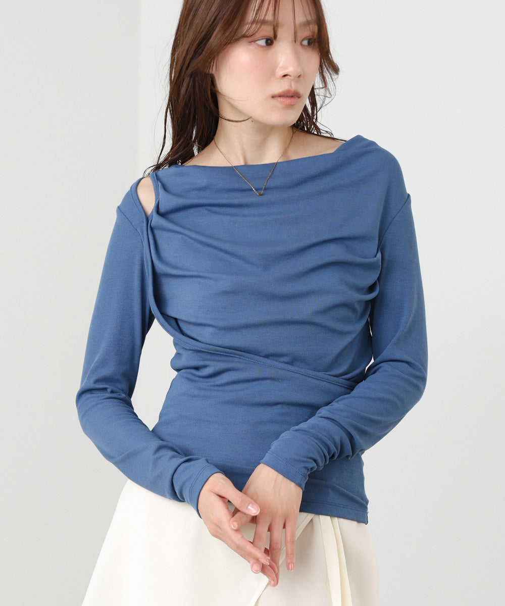 カシュクールレイヤードTOPS