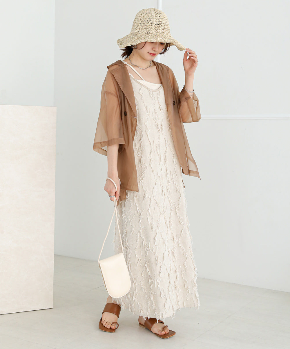 SHAGGY JACQUARD ONEPIECE