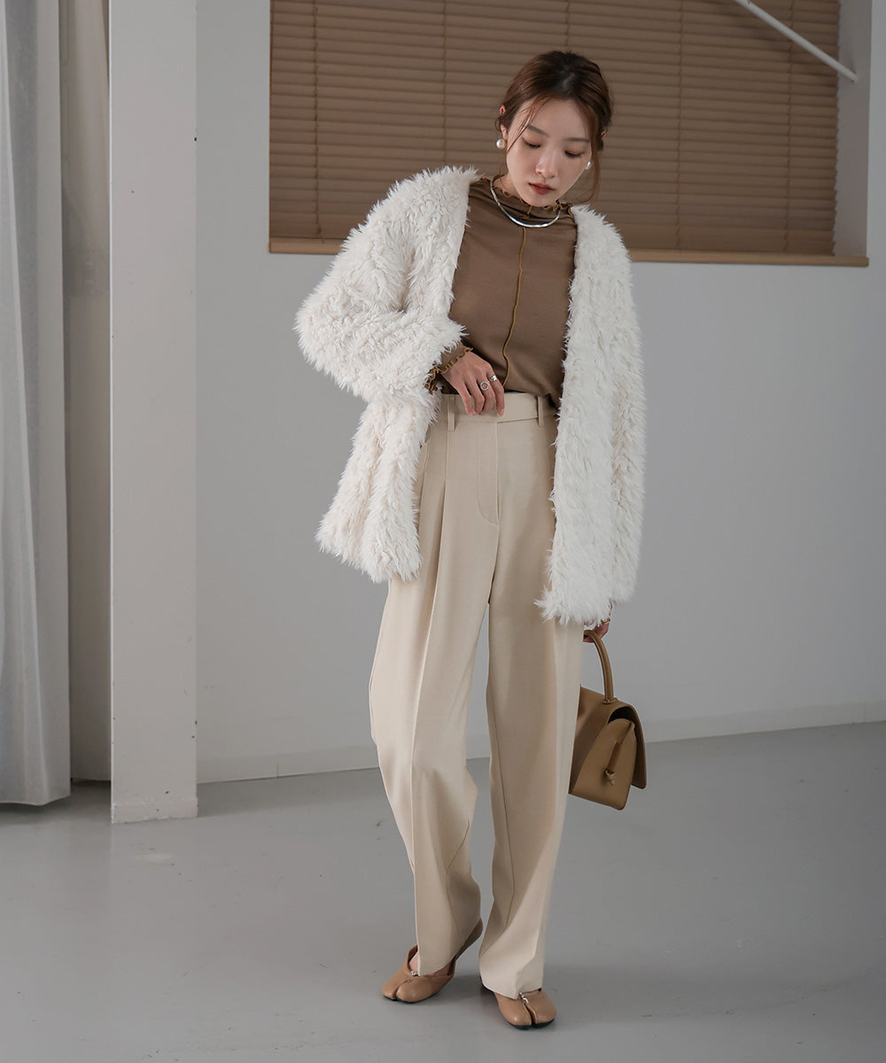 POODLE BOA CARDIGAN