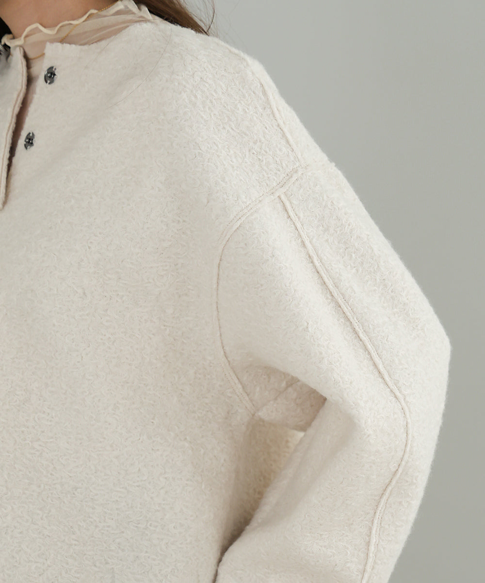 BOUCLE OVERSIZE TOPS