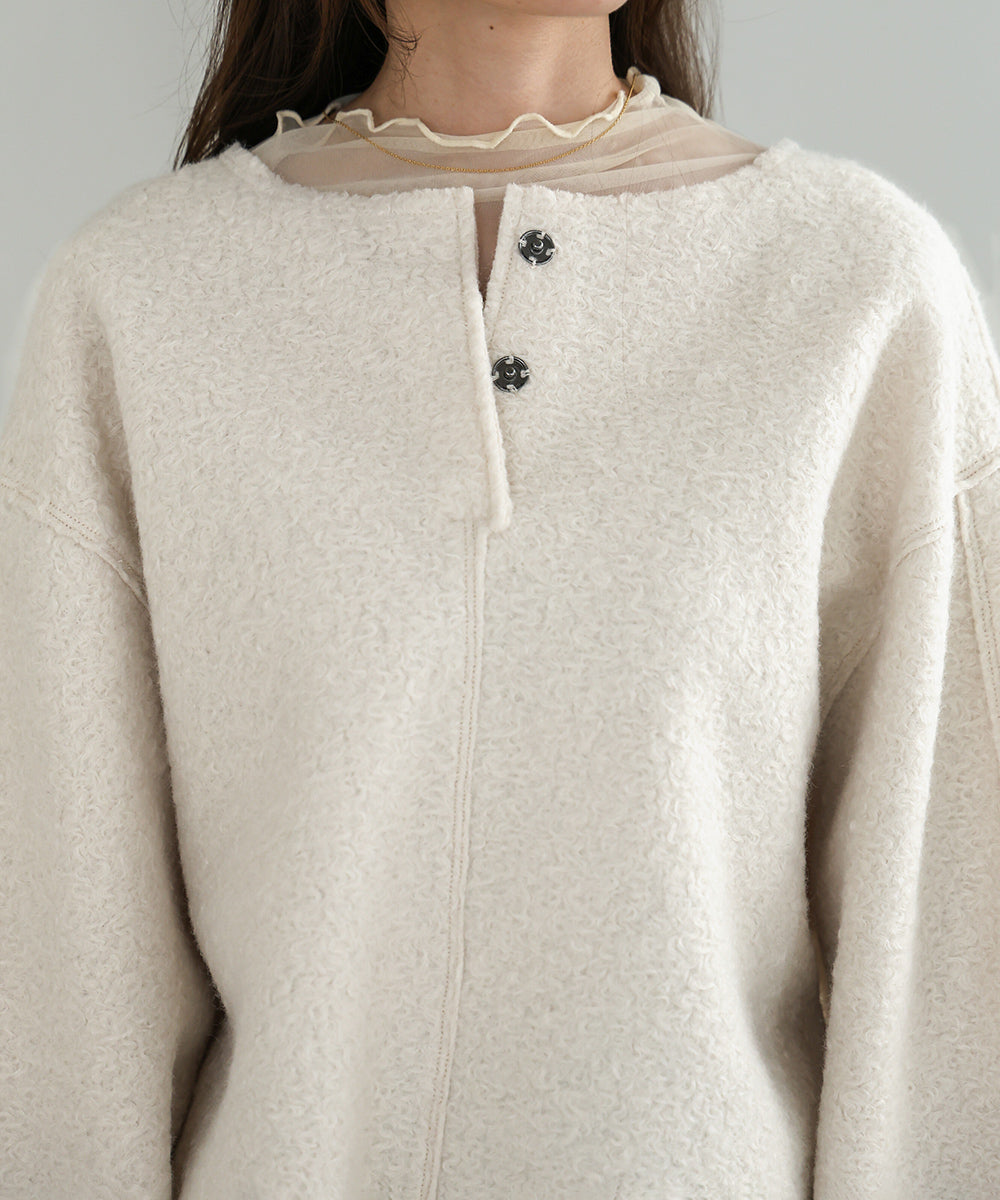 BOUCLE OVERSIZE TOPS