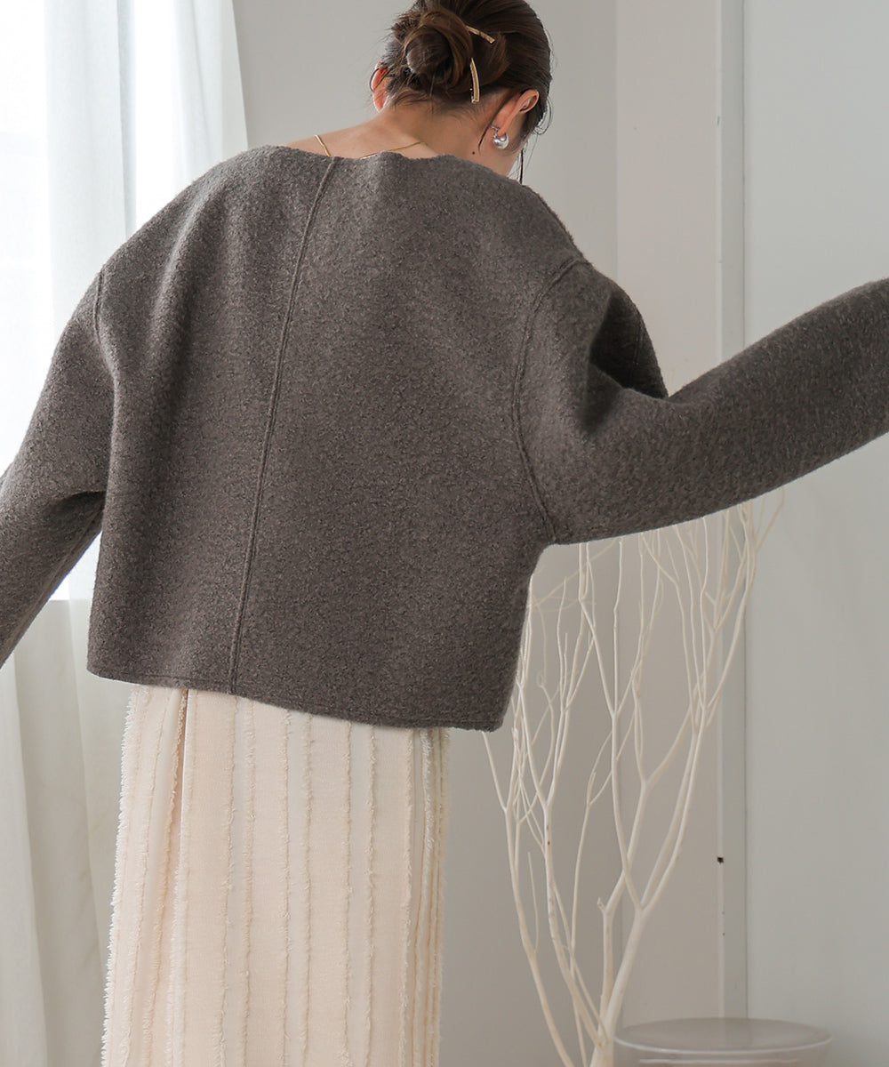 BOUCLE OVERSIZE TOPS