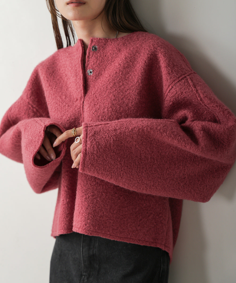 BOUCLE OVERSIZE TOPS