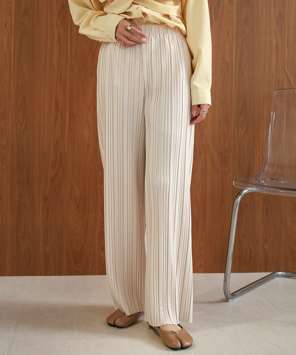 【S・M・L サイズ展開】ランダムプリーツパンツ