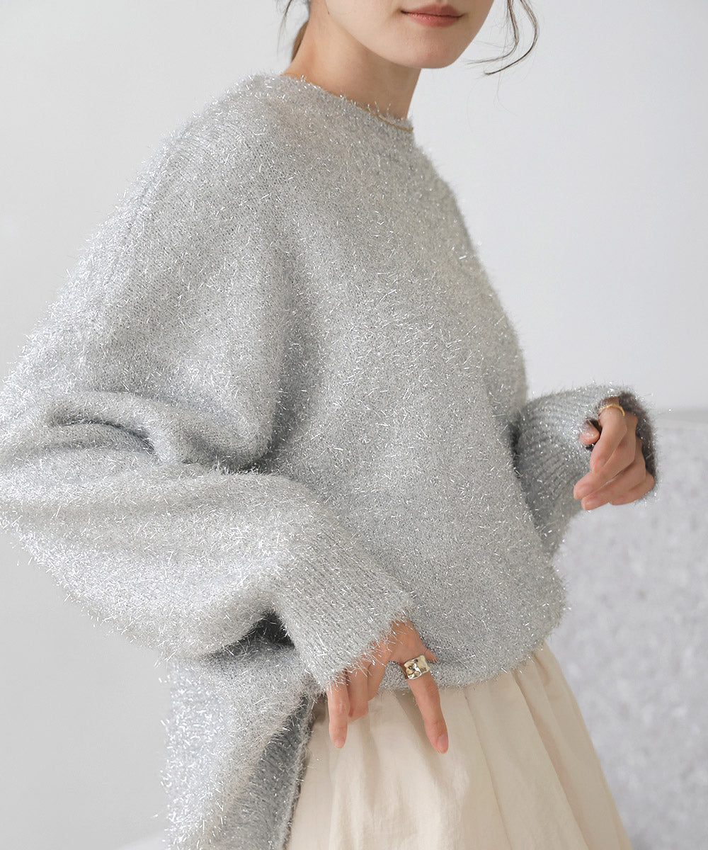 LAME KNIT PULLOVER – Bab