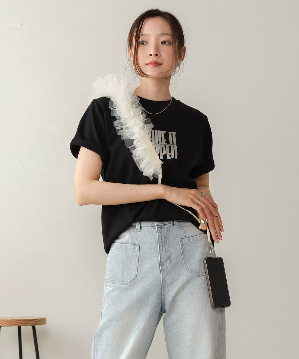 shoulder tulle smartphone strap