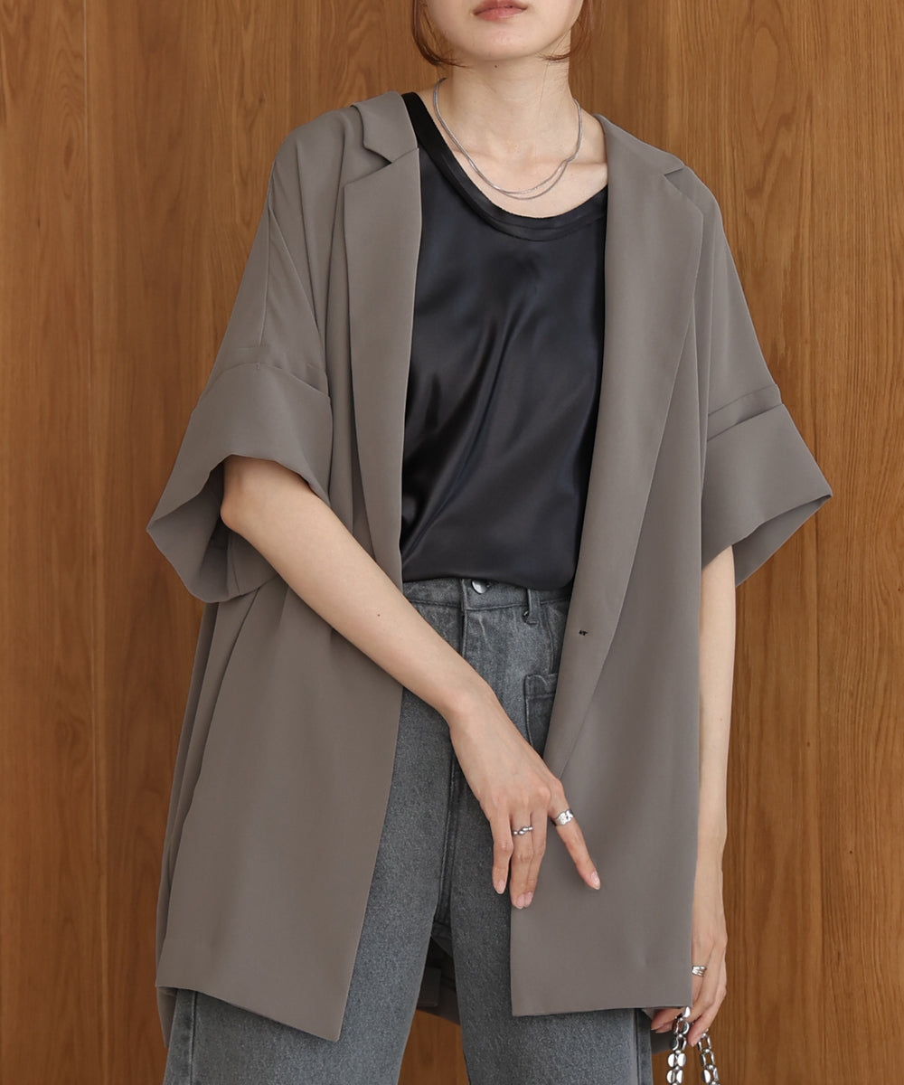single button tailored jacket