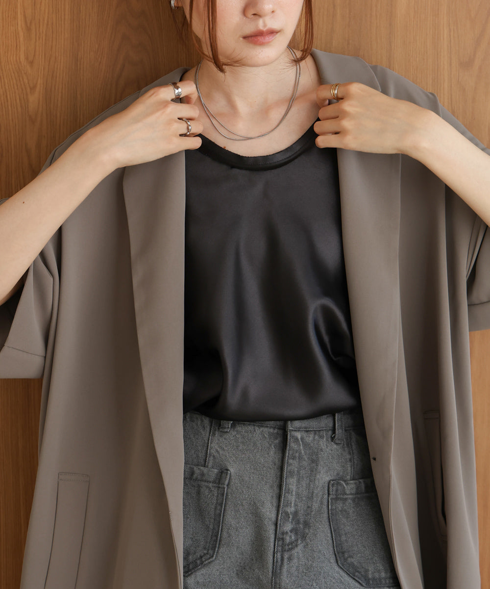 single button tailored jacket