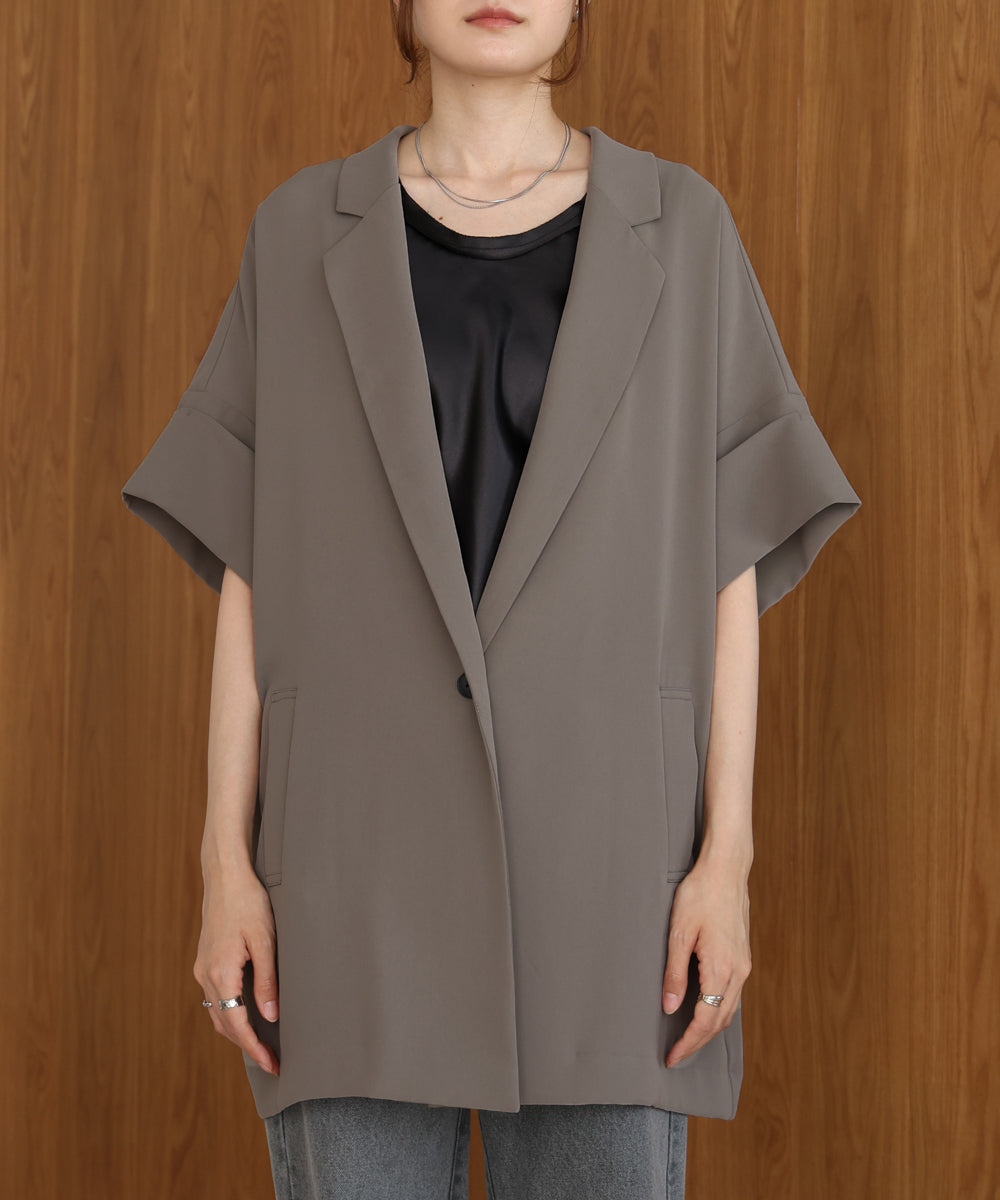 single button tailored jacket