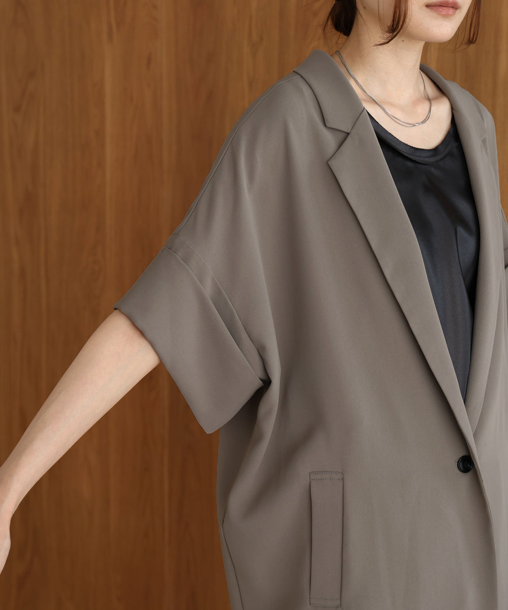 single button tailored jacket