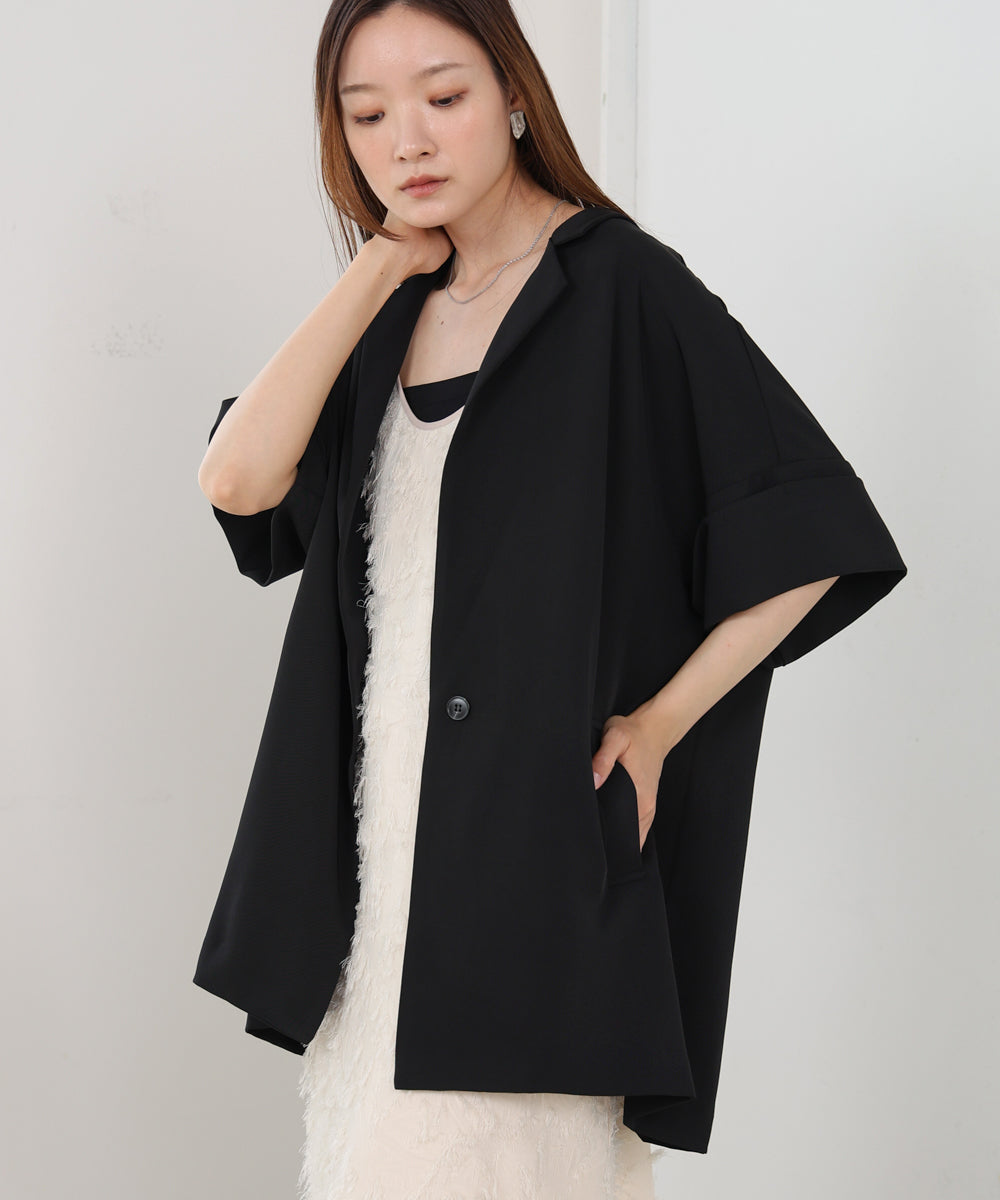 single button tailored jacket
