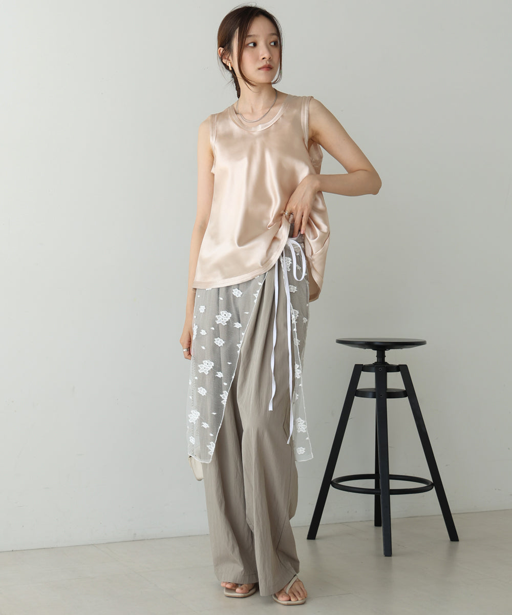 satin tank tops