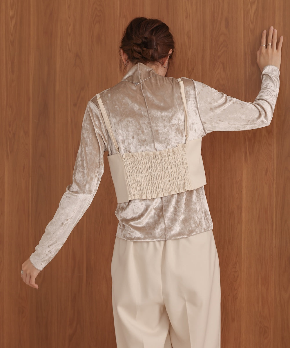 2way high neck mellow tops