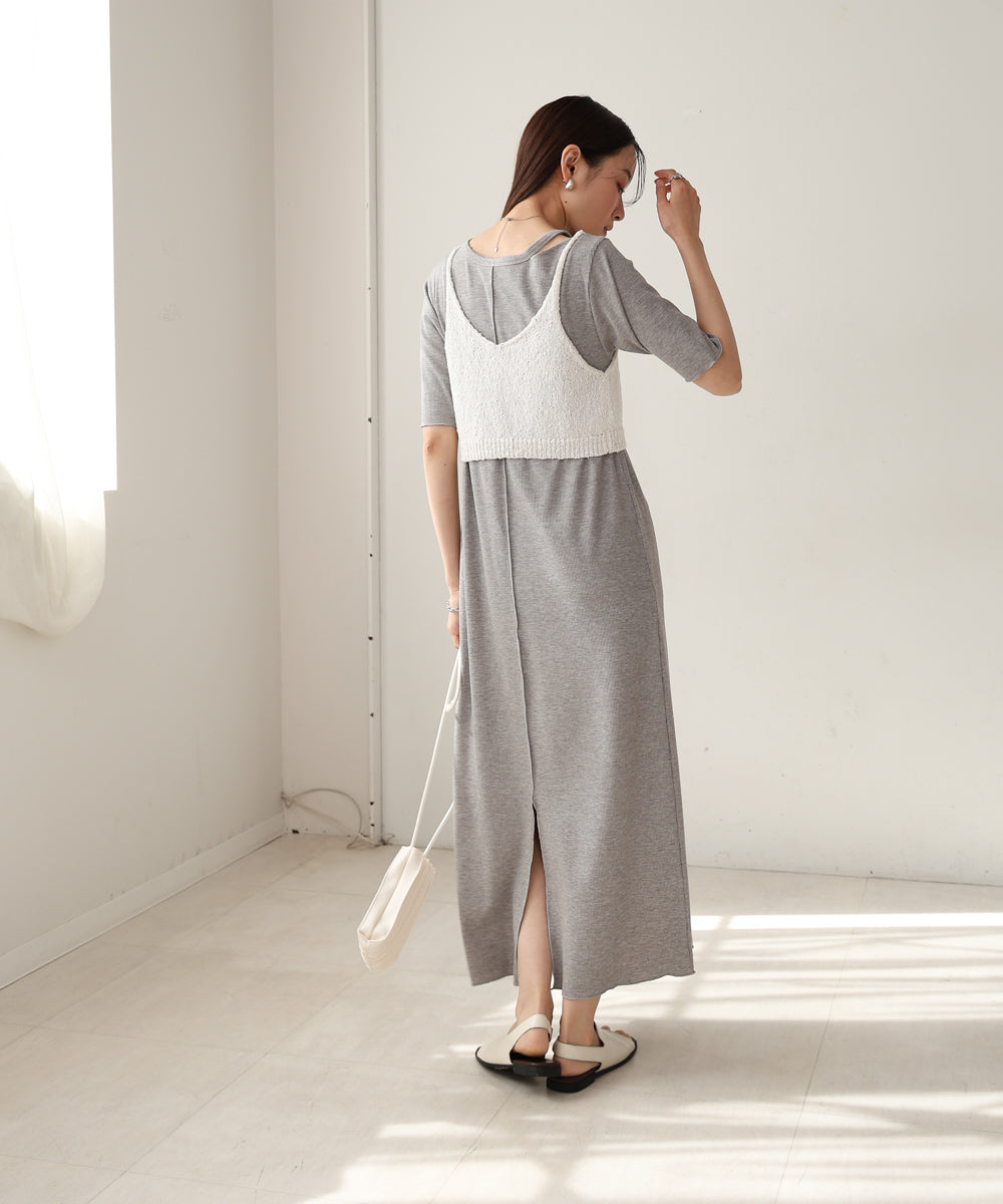 ドロスト付きビスチェ