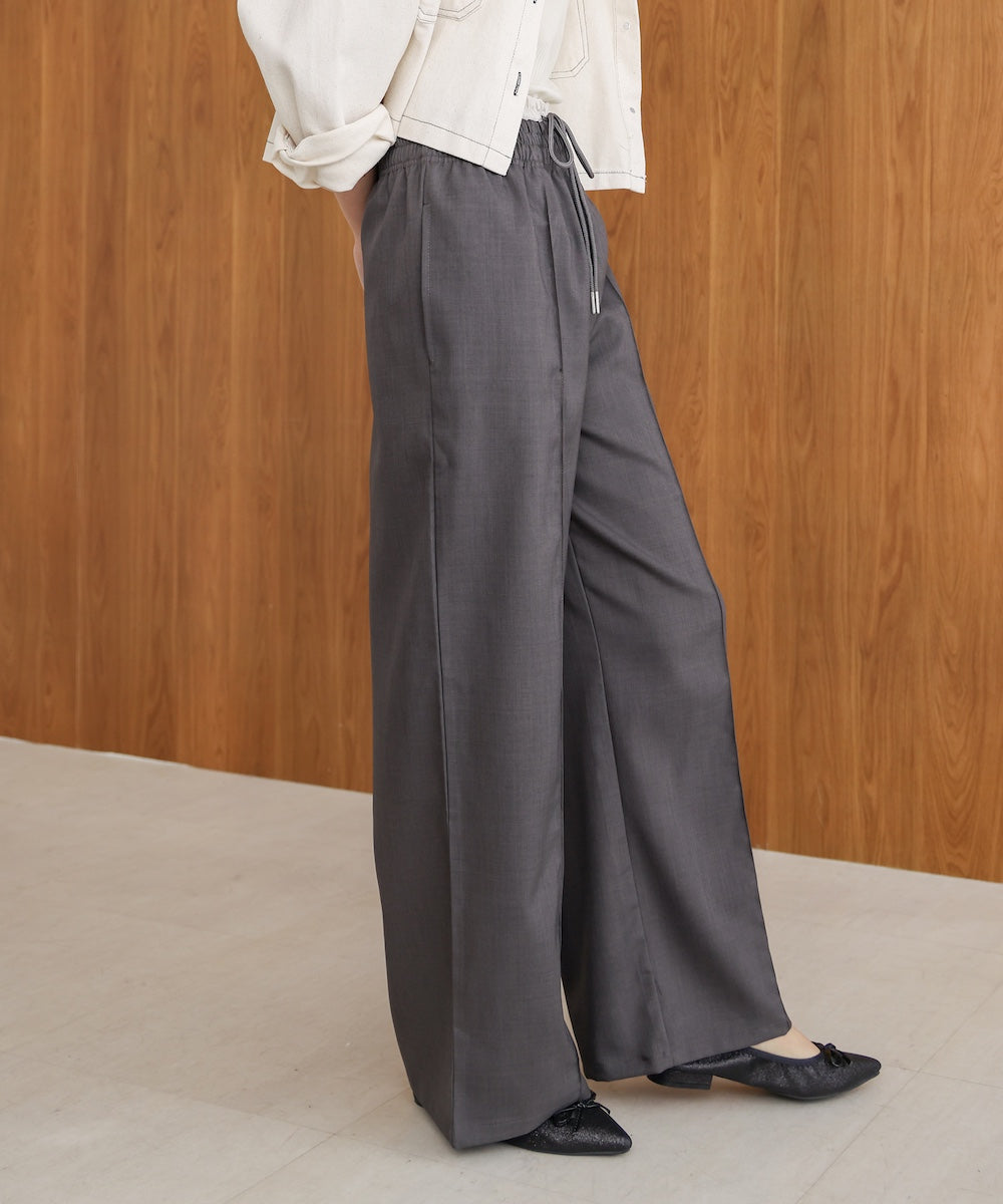【S・Mサイズ展開】ダブルウエストパンツ