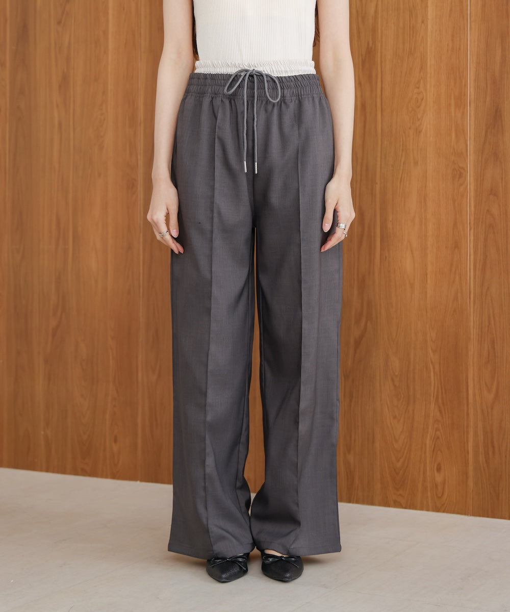 【S・Mサイズ展開】ダブルウエストパンツ