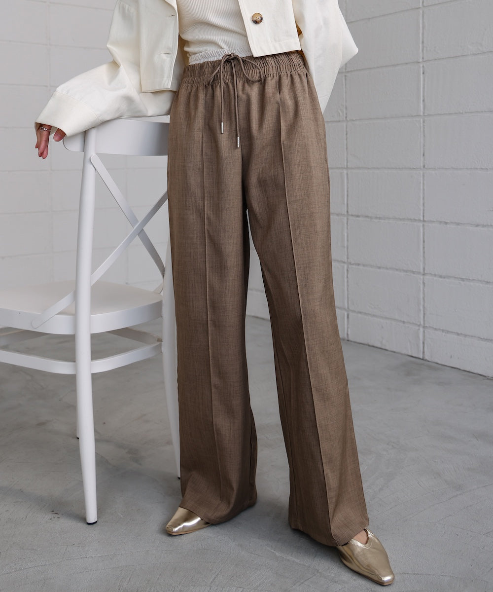 【S・Mサイズ展開】ダブルウエストパンツ