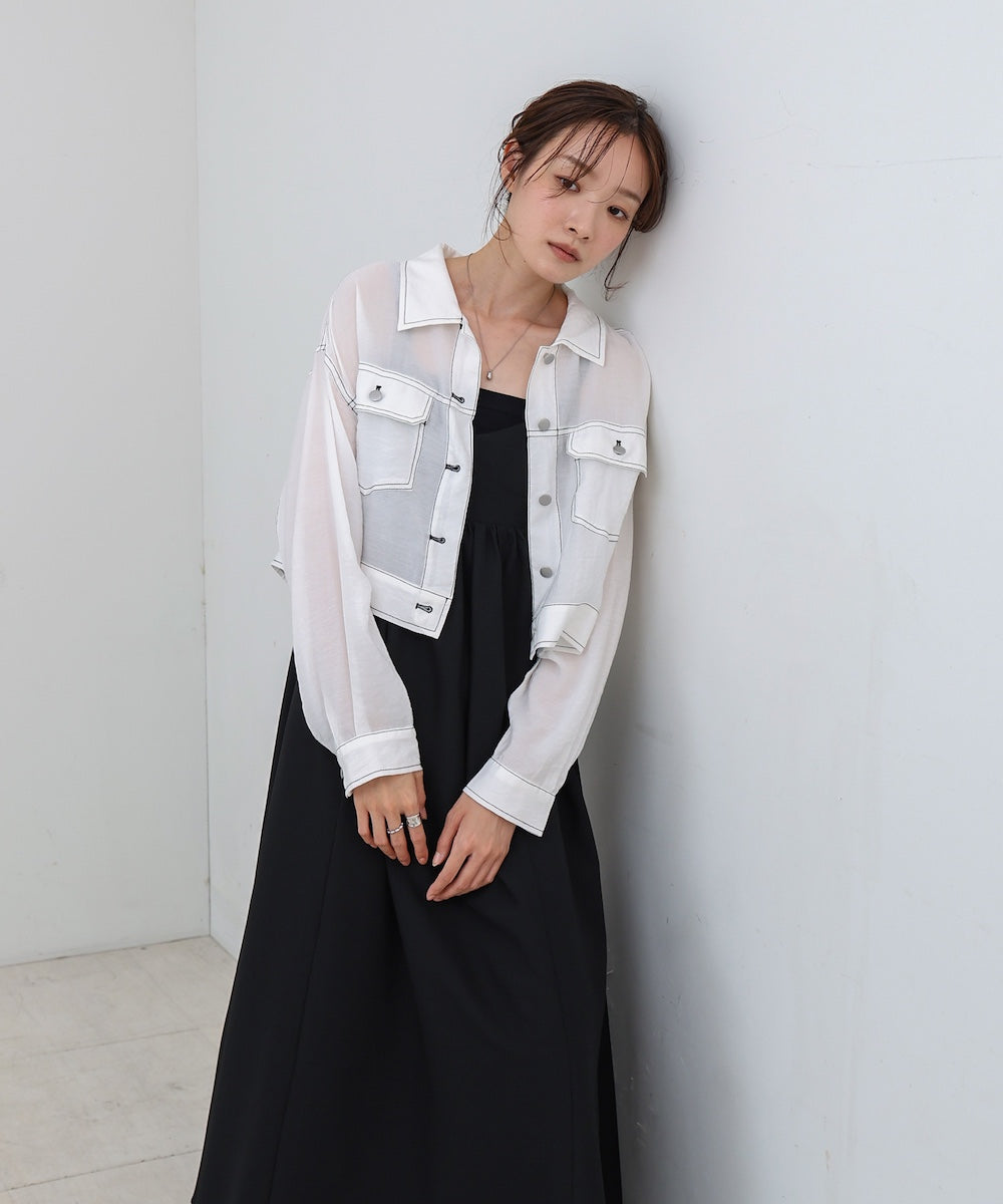 シアーシャツブルゾン
