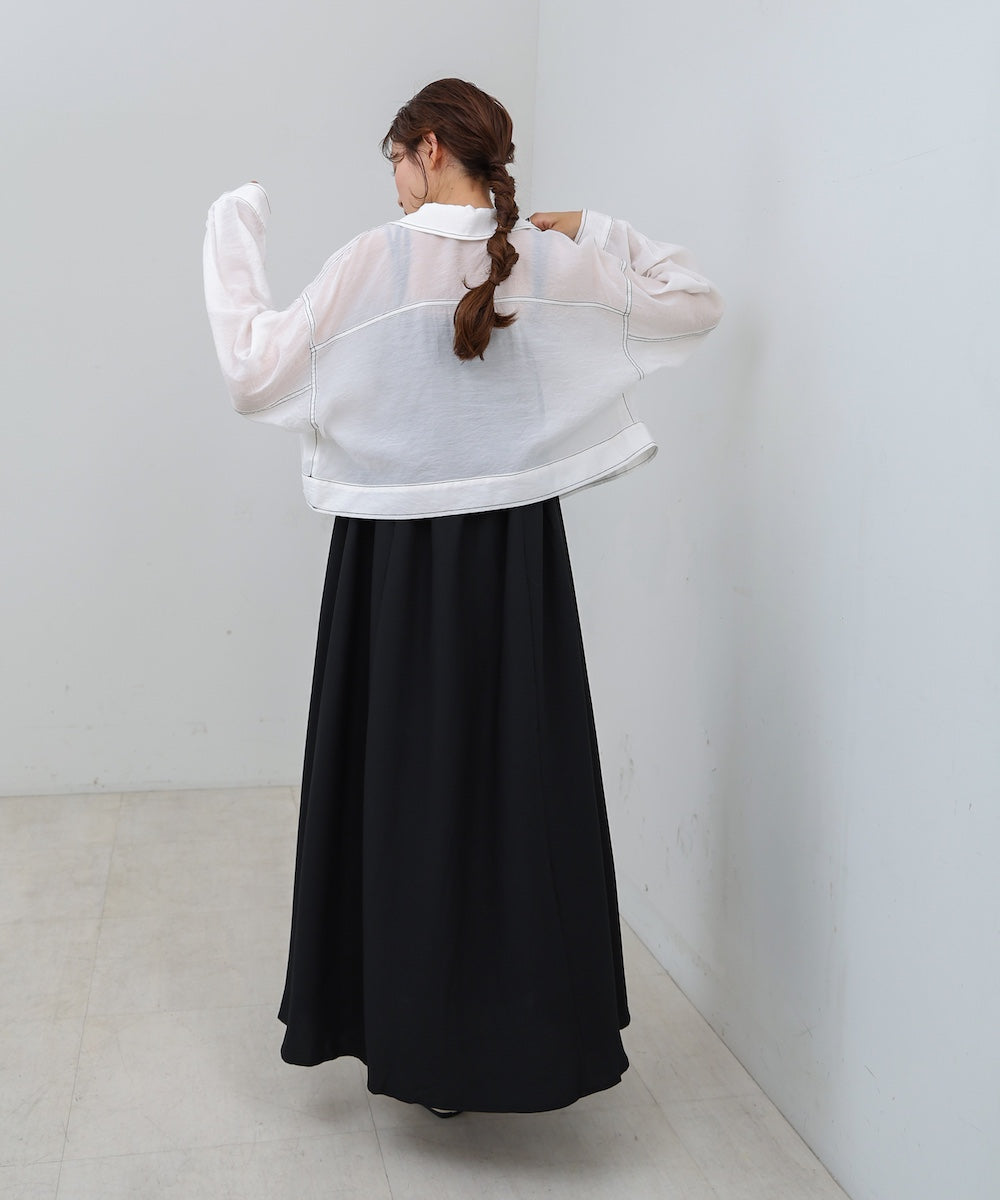 シアーシャツブルゾン