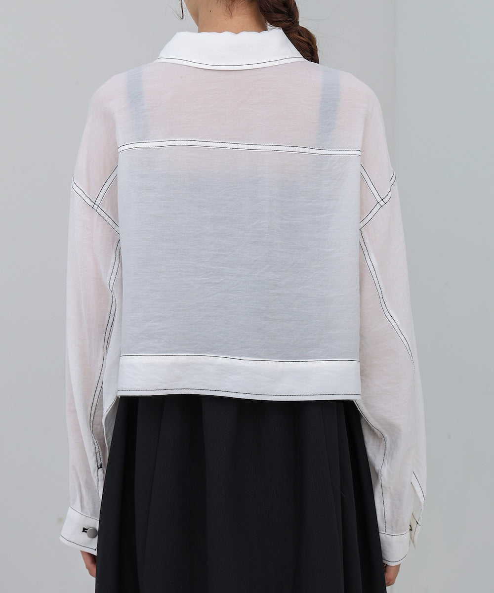 シアーシャツブルゾン