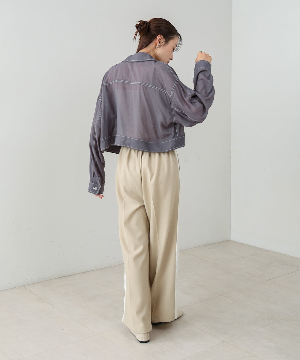 シアーシャツブルゾン