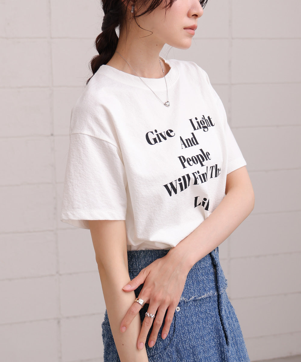 ドライタッチロゴTシャツ