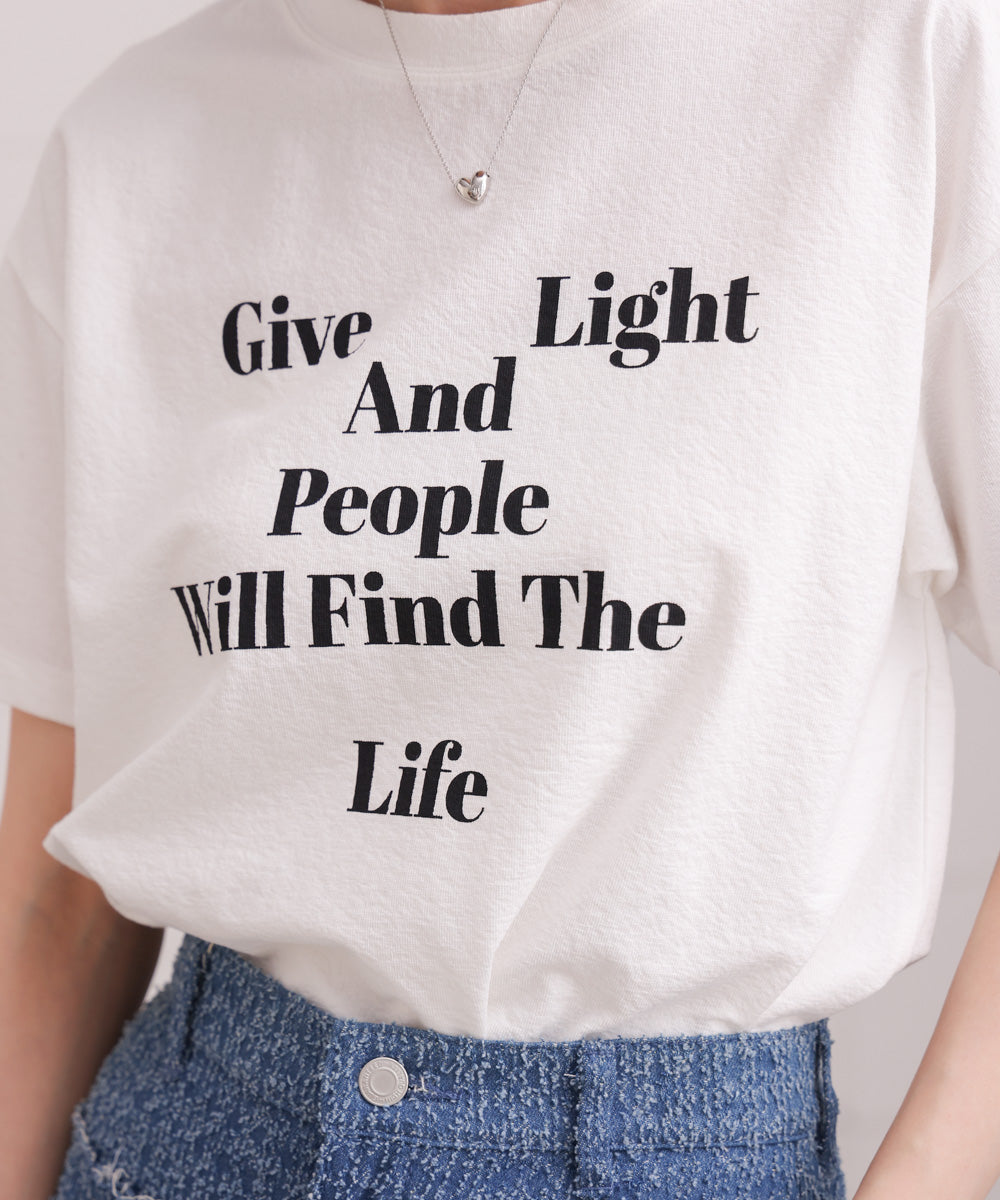 ドライタッチロゴTシャツ