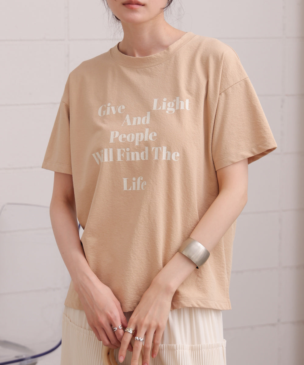 ドライタッチロゴTシャツ