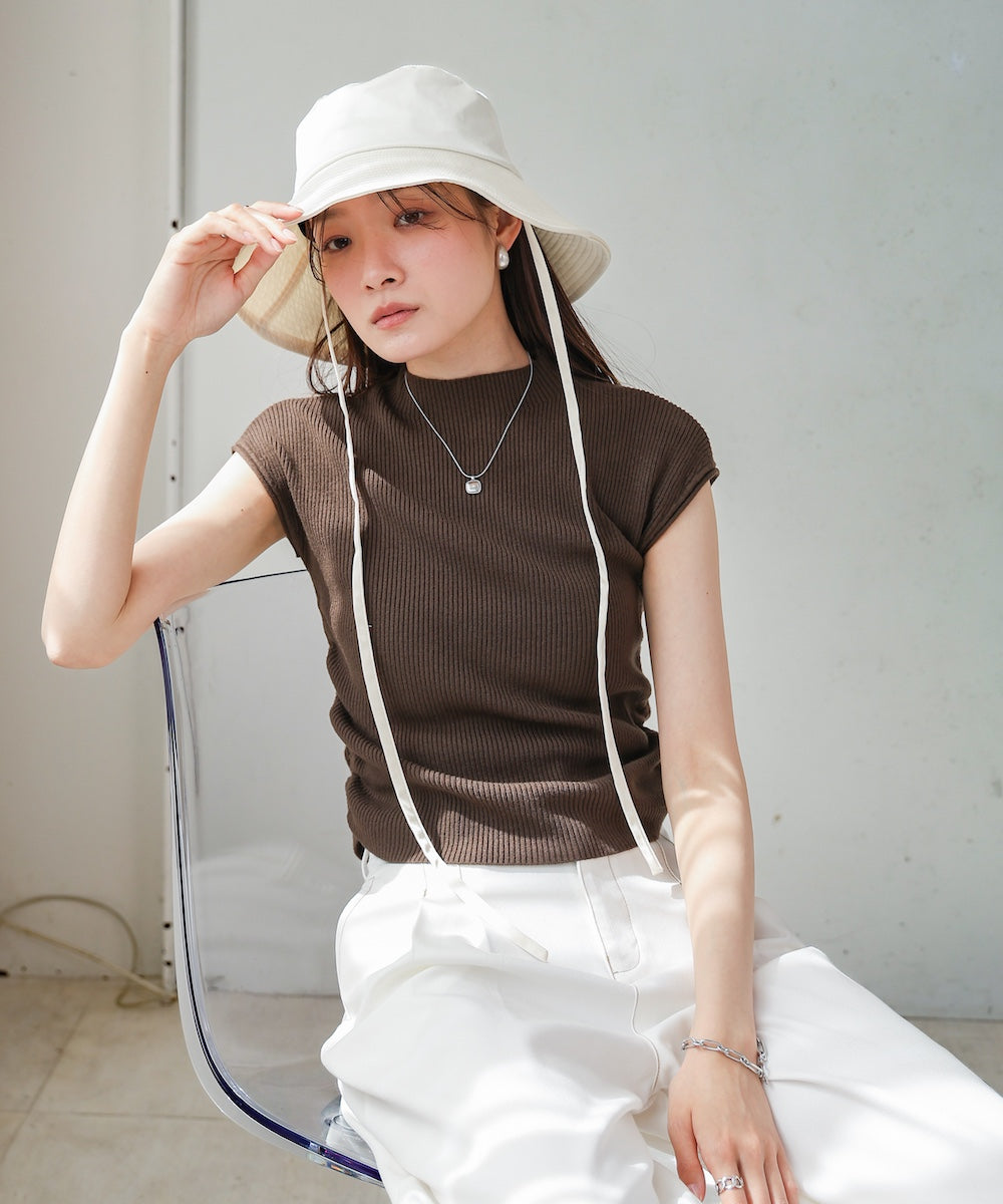 サテンリボン付きハット