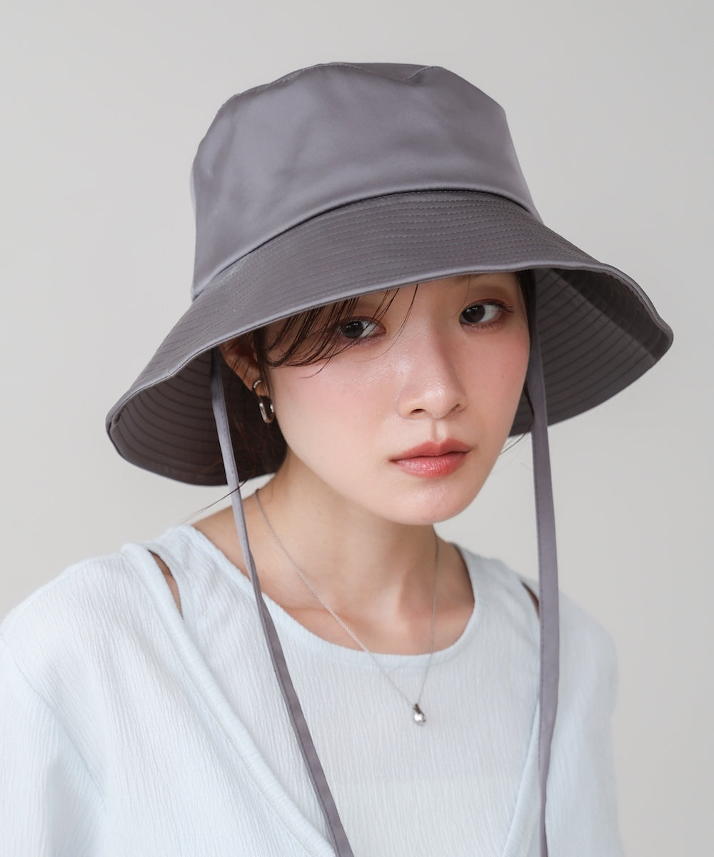 サテンリボン付きハット