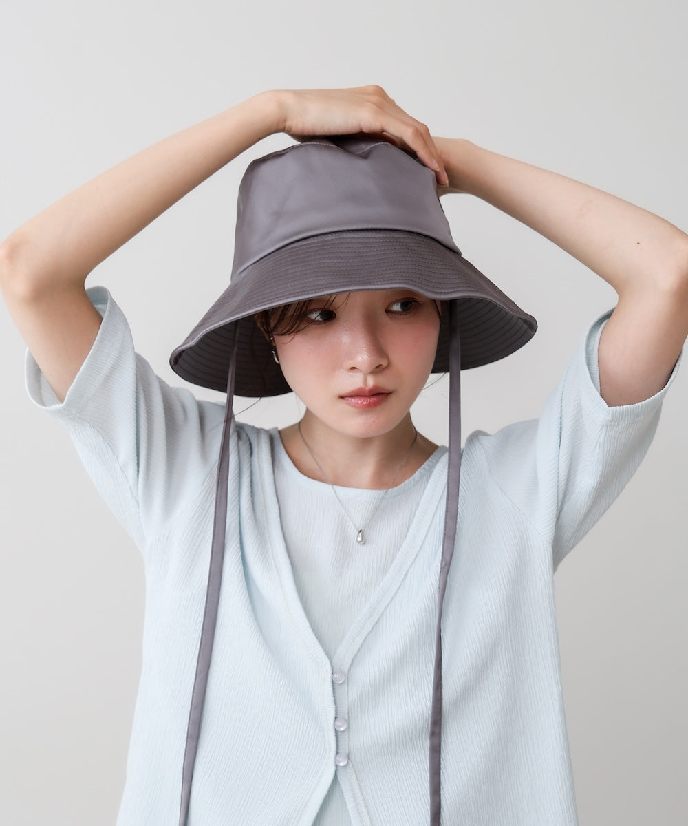 サテンリボン付きハット