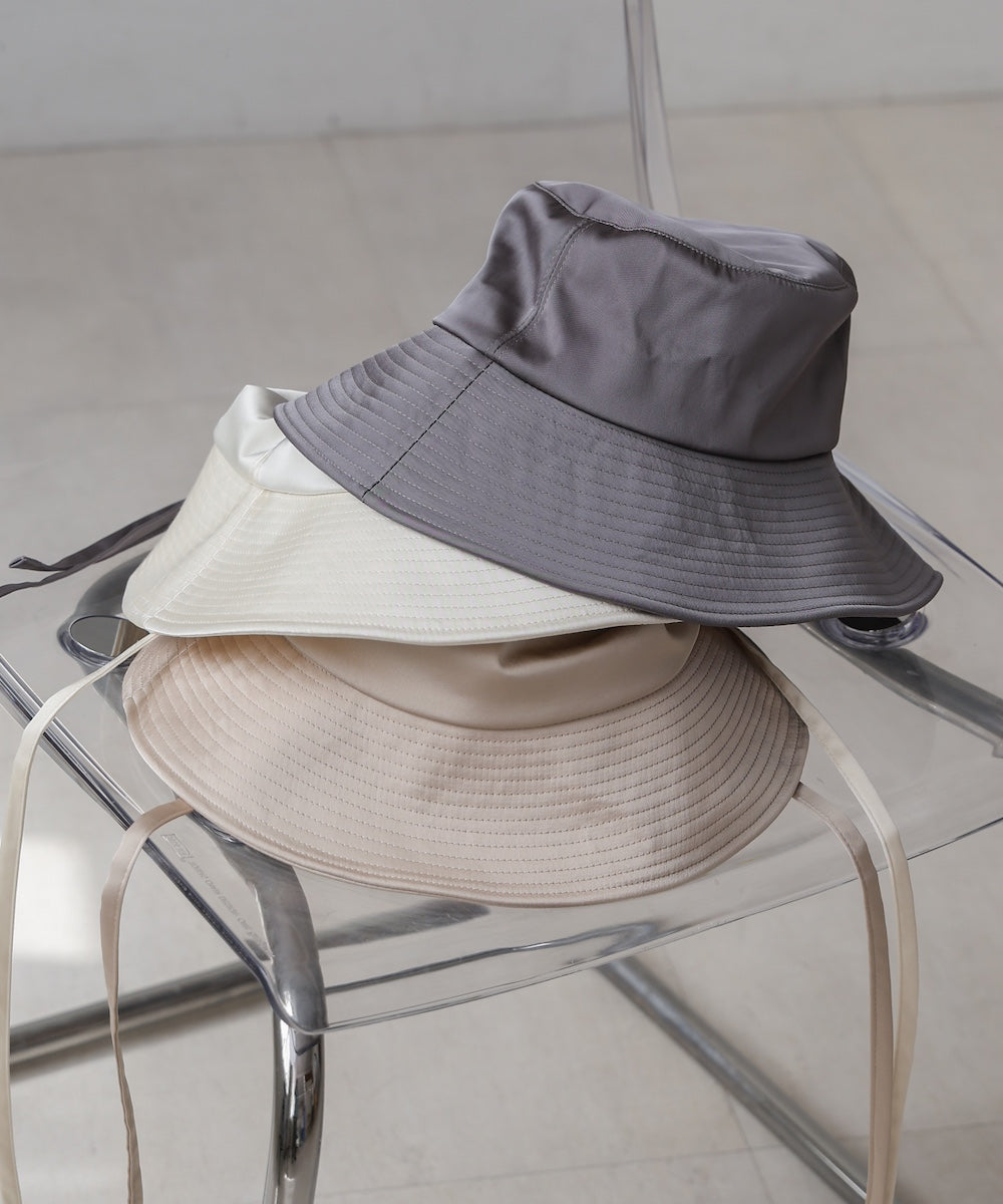 サテンリボン付きハット