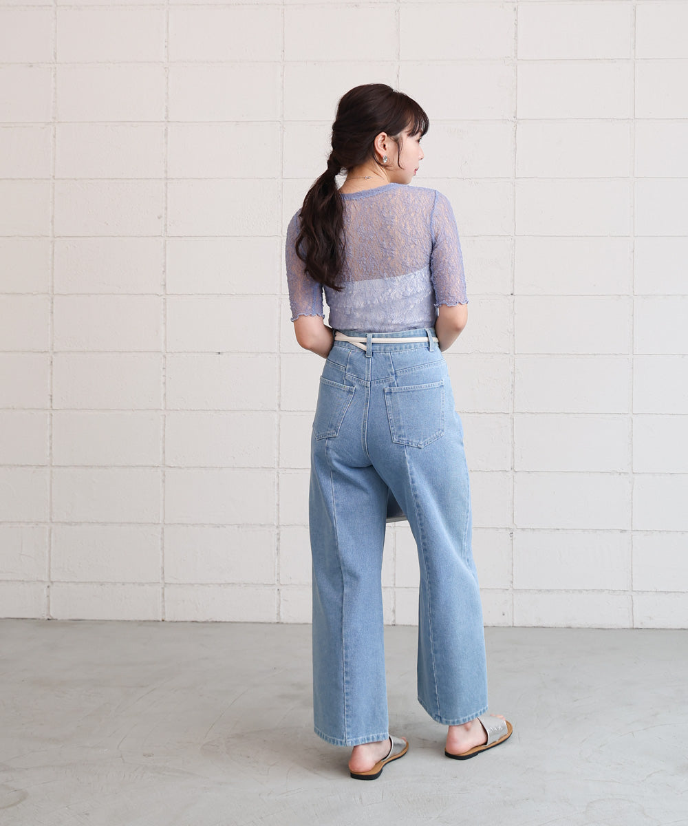 ストレッチレースコンパクトT