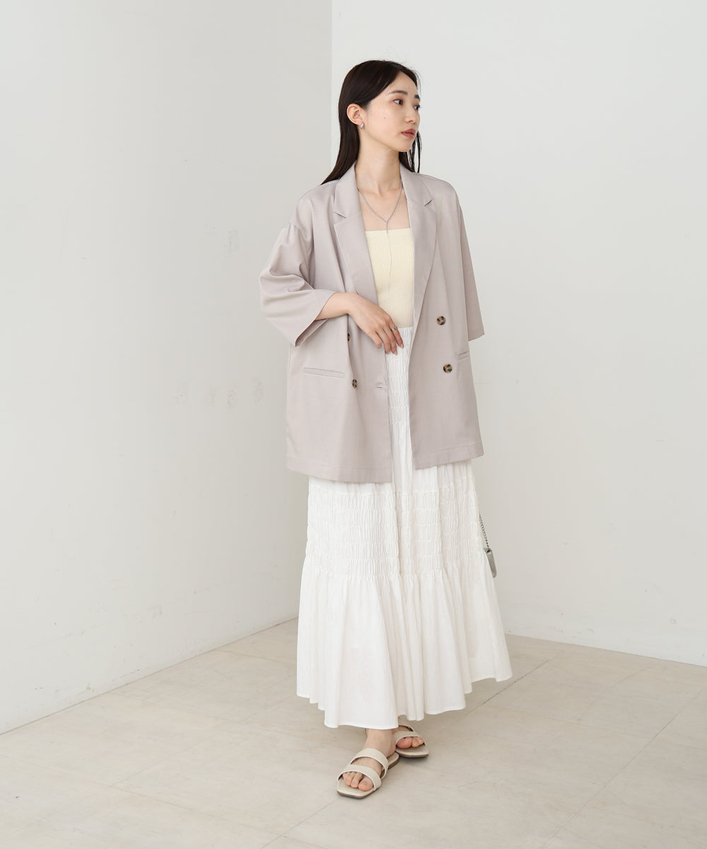 ハーフスリーブダブルテーラージャケット