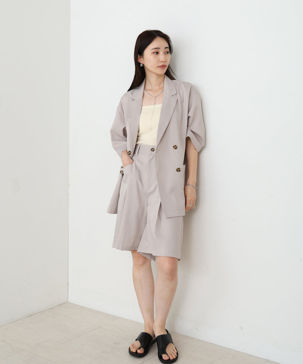 ハーフスリーブダブルテーラージャケット