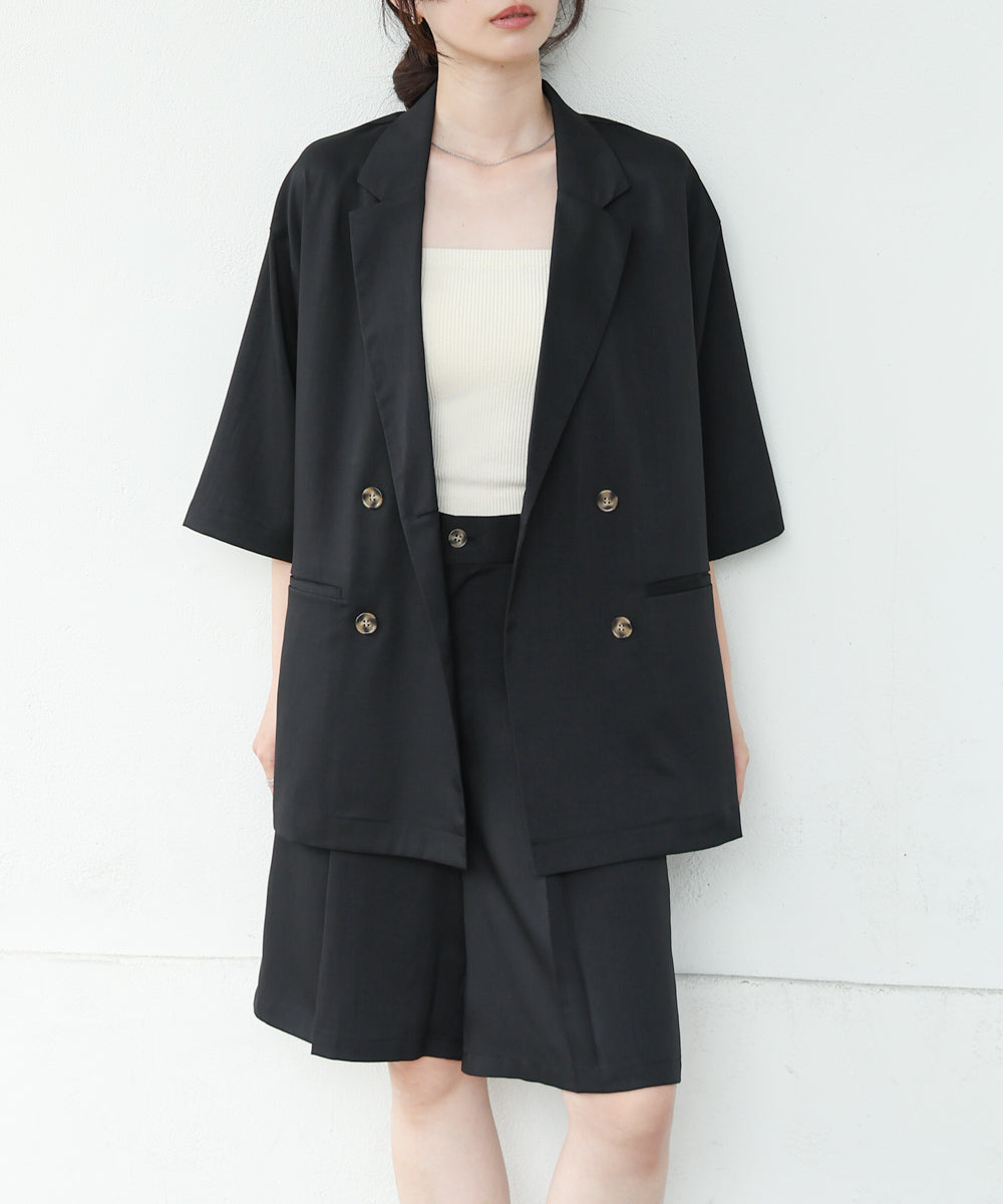 ハーフスリーブダブルテーラージャケット
