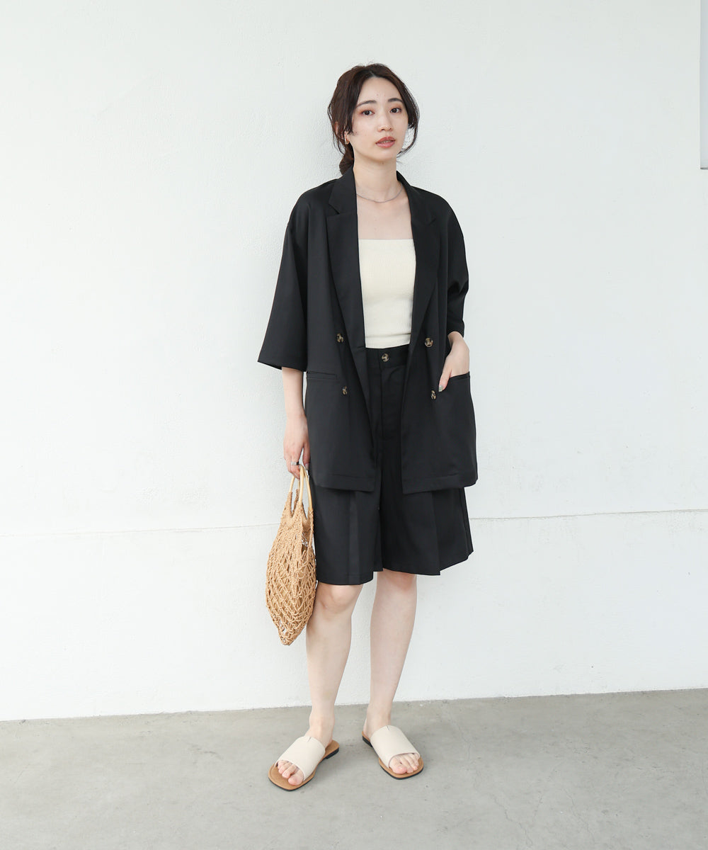 ハーフスリーブダブルテーラージャケット