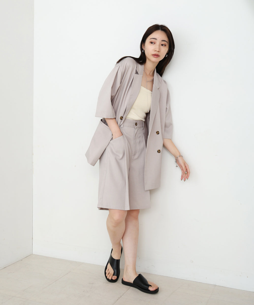 ハーフスリーブダブルテーラージャケット