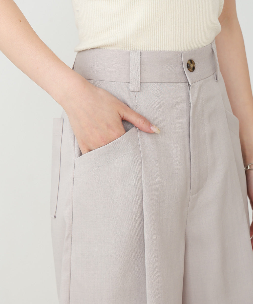 タックデザインハーフパンツ