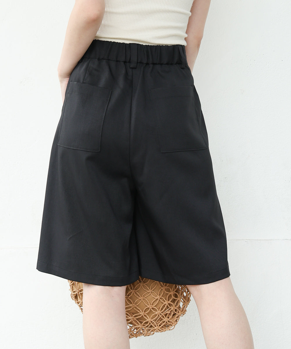 タックデザインハーフパンツ
