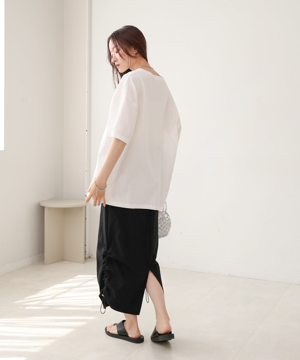 フォトプリントカラーロゴTシャツ