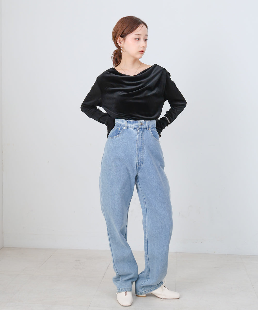 シアーベロアドレーププルオーバー