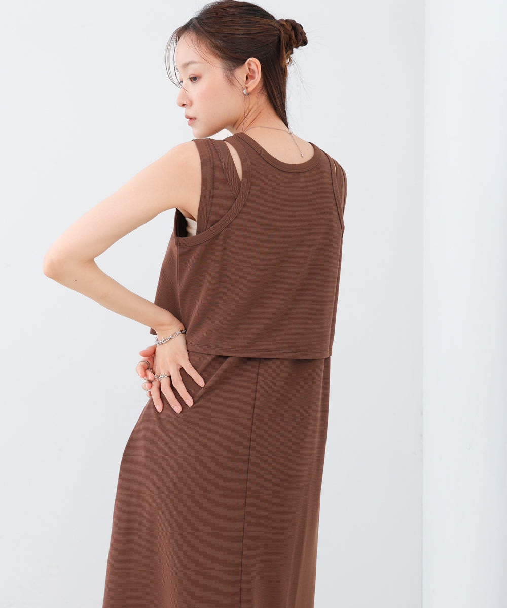 【S・Mサイズ展開】レイヤードSETワンピース