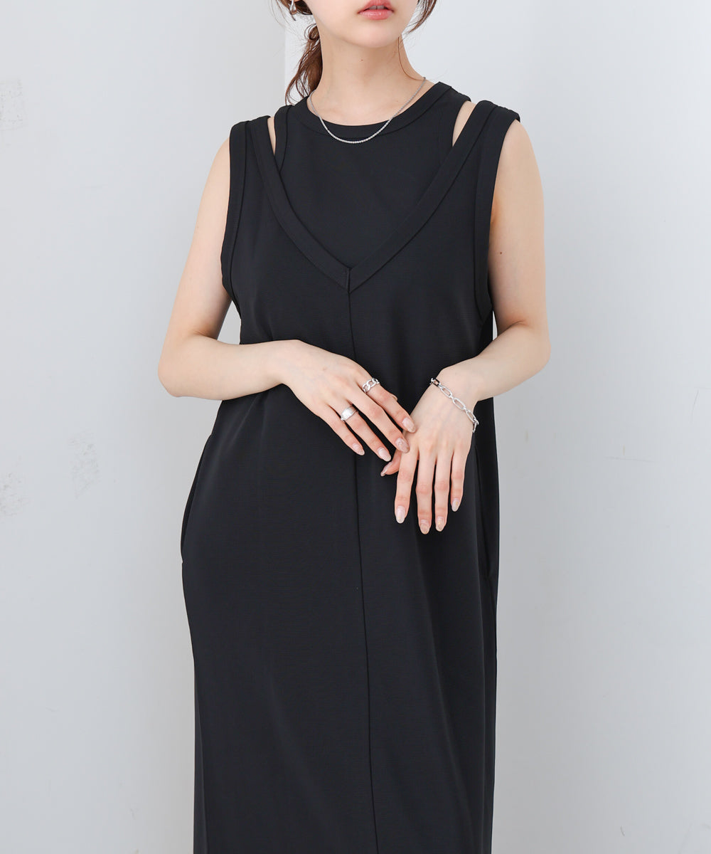 【S・Mサイズ展開】レイヤードSETワンピース