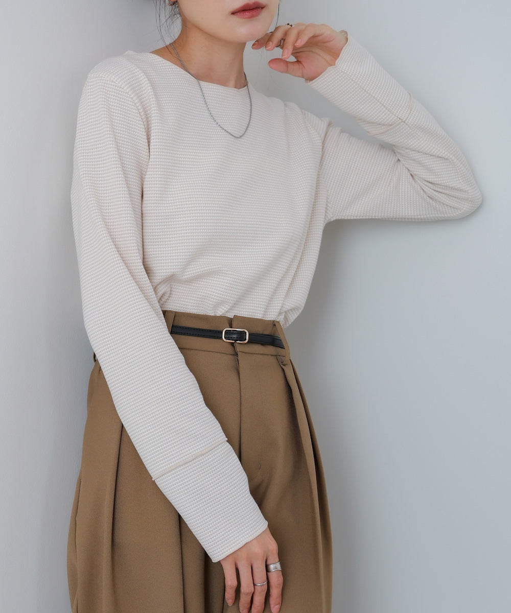 ポップコーンジャガード メロープルオーバー