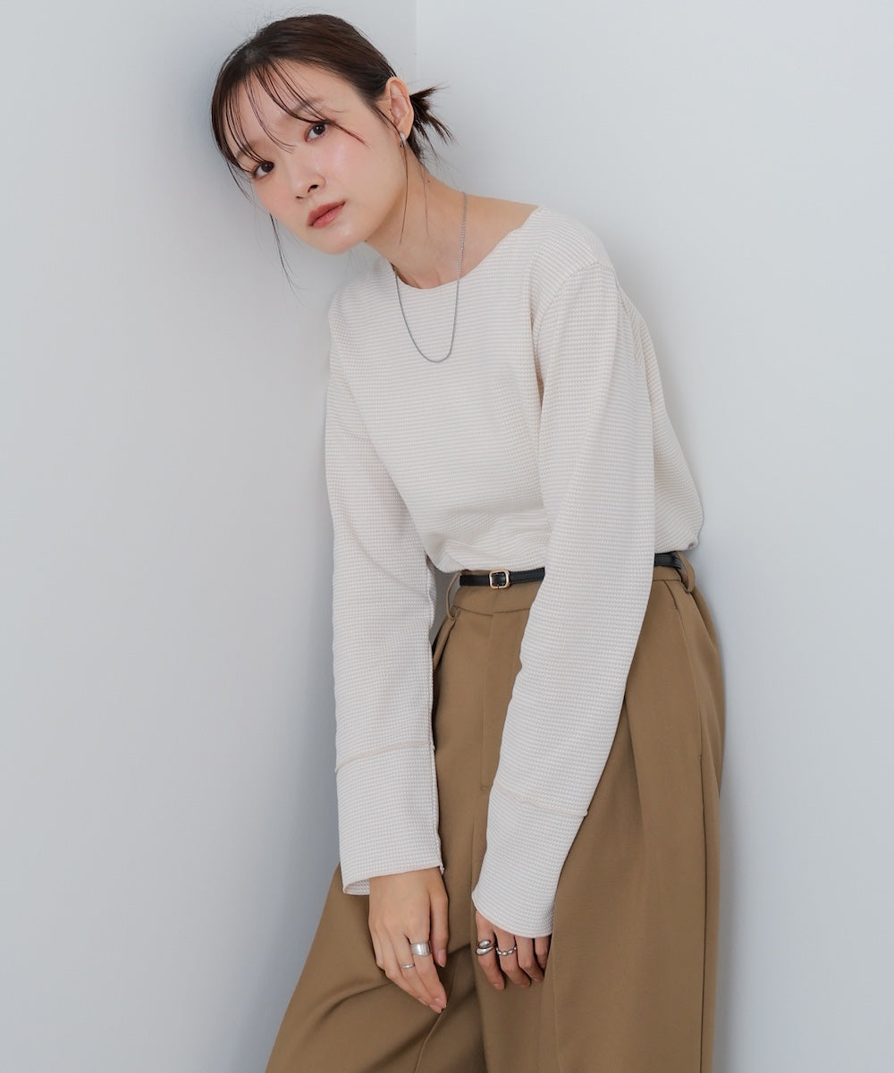 ポップコーンジャガード メロープルオーバー