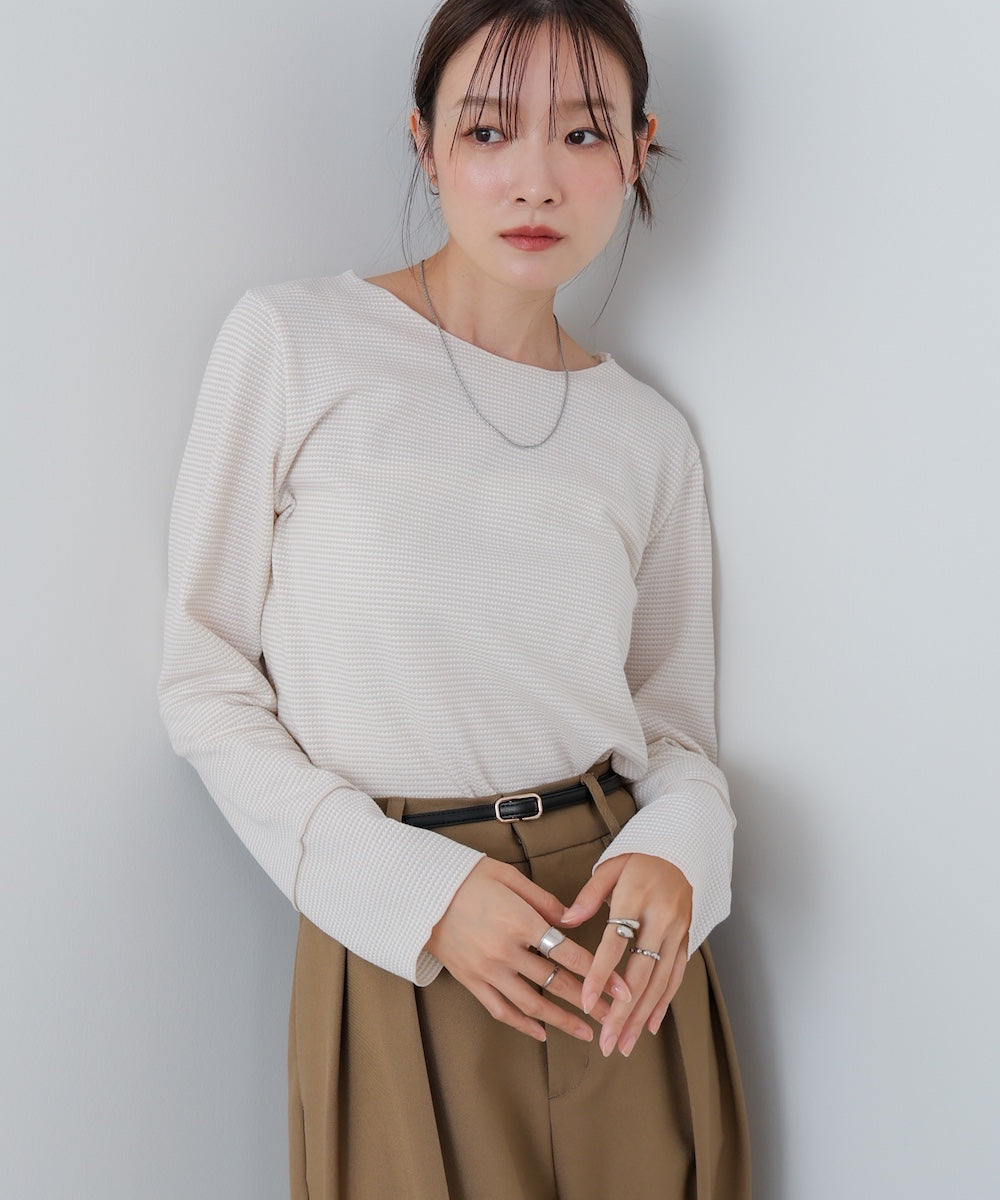 ポップコーンジャガード メロープルオーバー