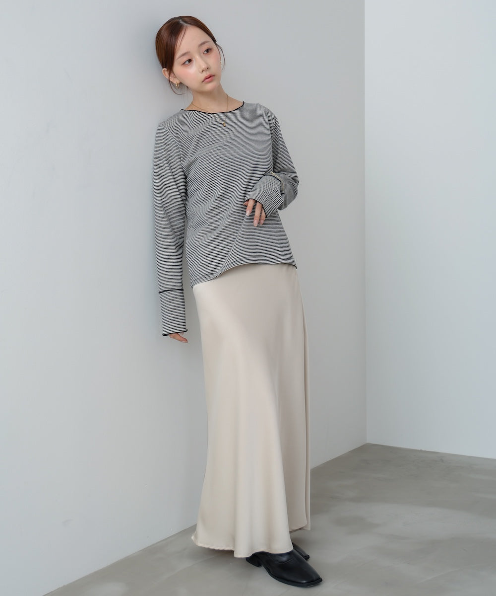 ポップコーンジャガード メロープルオーバー